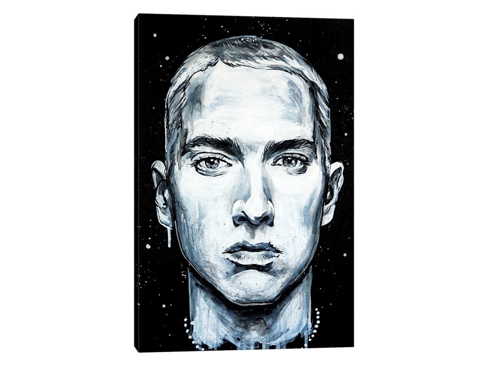 Eminem Poster, Eminem Canvas, Eminem Decor, Eminem Wall Art, 8 Mile Poster,  Eminem Hip Hop Print 