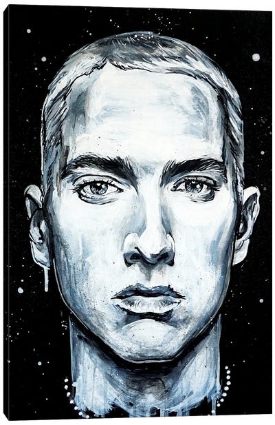 Eminem Canvas Art Print - Tay Odynski