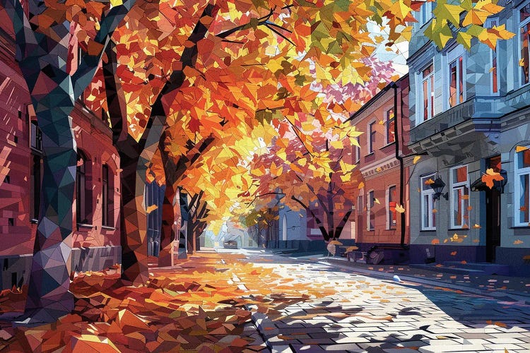 Autumn City Landscape