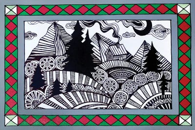 Fairy Forest by Maria Tuzhilkina multi panel art