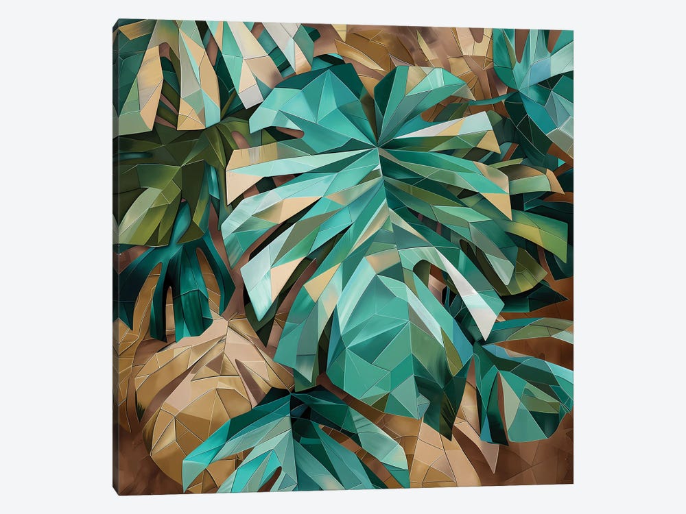 Monster In The Jungle by Maria Tuzhilkina 1-piece Canvas Wall Art