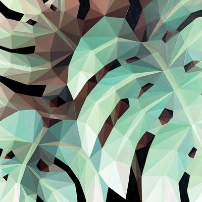 Monstera Leaves by Maria Tuzhilkina framed wall art