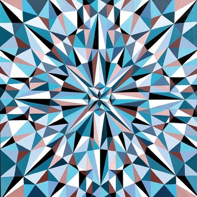 Blue Topaz by Maria Tuzhilkina framed wall art