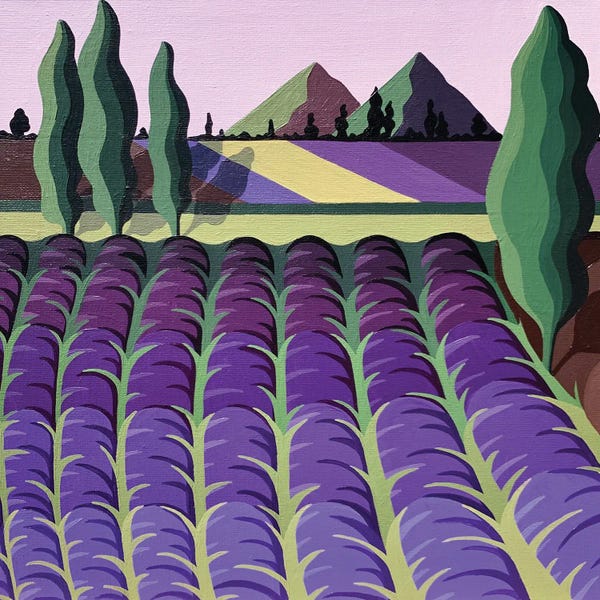 Giclee Features: Noon In Provence by Maria Tuzhilkina