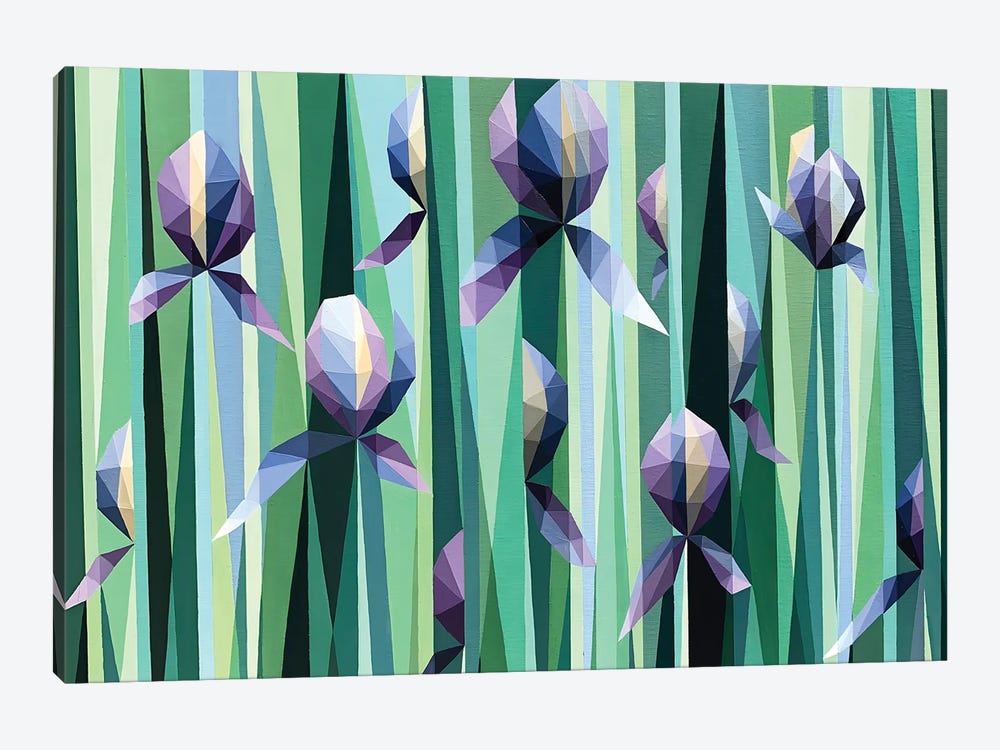 Field Of Lilac Irises by Maria Tuzhilkina 1-piece Art Print