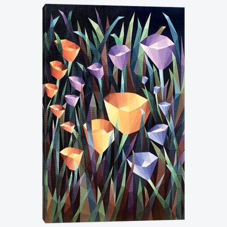 Waltz Of The Flowers Canvas Print #TZH31} by Maria Tuzhilkina Canvas Art Print