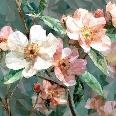 Canvas Art Prints: Sakura Flowers by Maria Tuzhilkina