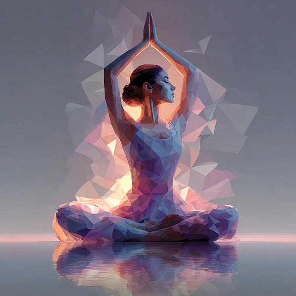 Girl In Lotus Position