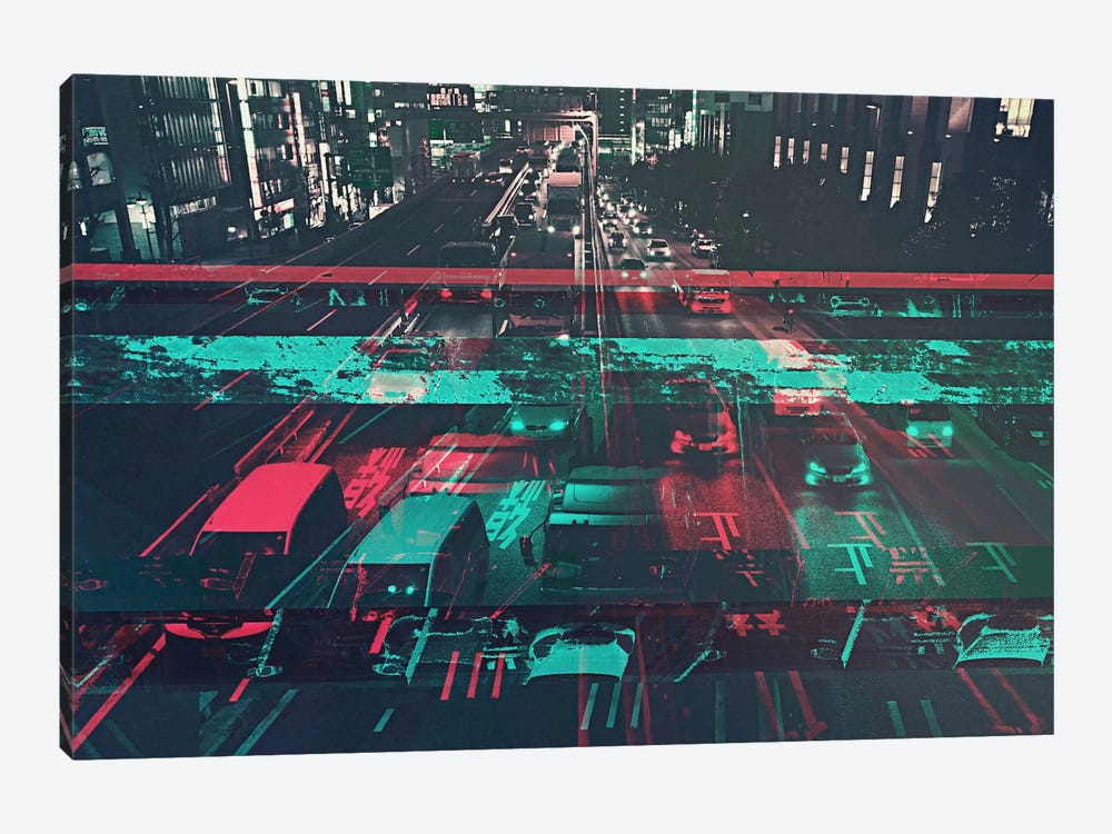 Traffic by 5by5collective 1-piece Canvas Artwork