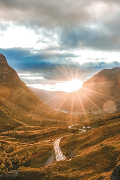 Highlands III by The Urbanteller framed canvas print