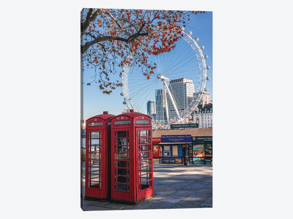 London Eye View by The Urbanteller 1-piece Canvas Artwork