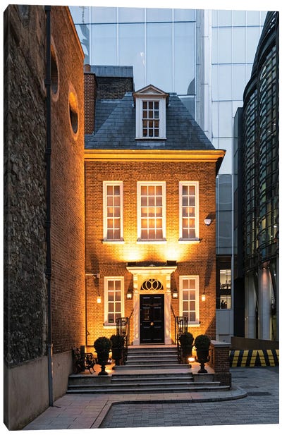 Lighting House In The City Canvas Art Print - London Art