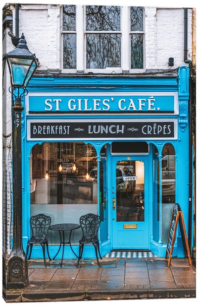 St Giles Cafe Canvas Art Print - The Urbanteller