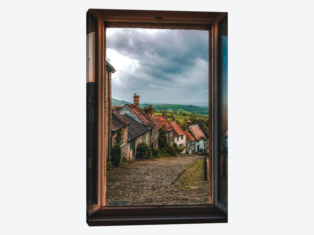 Shaftesbury Golden Hill Out Of The Window by The Urbanteller 1-piece Canvas Artwork