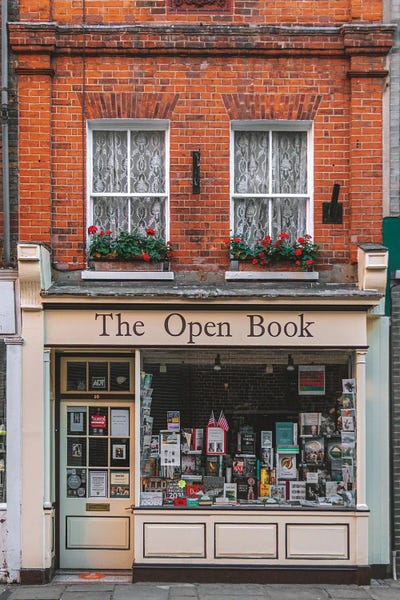 The Open Book by The Urbanteller framed canvas print