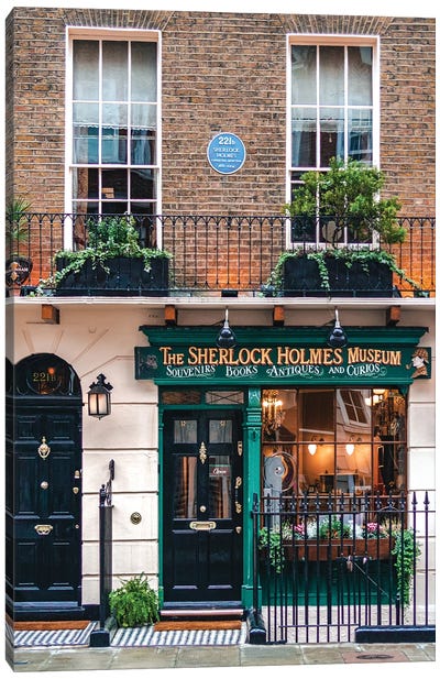 Sherlock Holmes - London Canvas Art Print - The Urbanteller