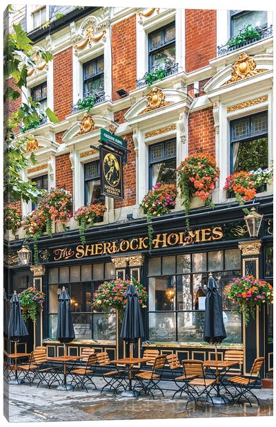 The Sherlock Holmes Canvas Art Print - United Kingdom Art