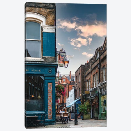 Hampstead - The Flask Canvas Print #UBT39} by The Urbanteller Canvas Print