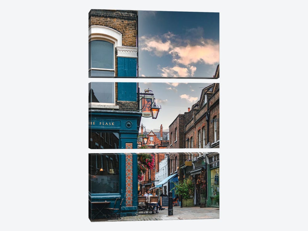 Hampstead - The Flask by The Urbanteller 3-piece Canvas Art Print