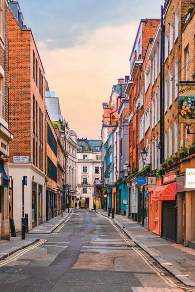 Soho London II by The Urbanteller framed canvas print