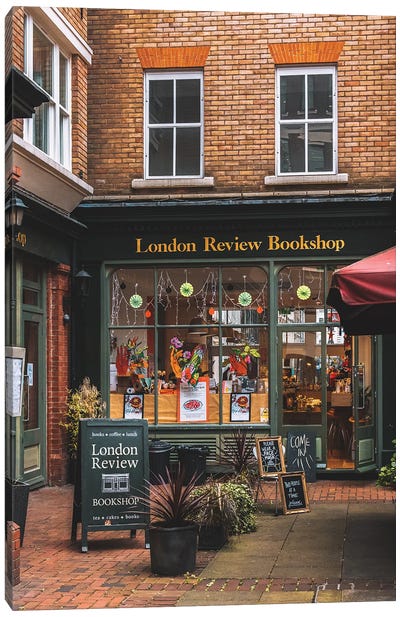 London Review Bookshop Canvas Art Print - The Urbanteller