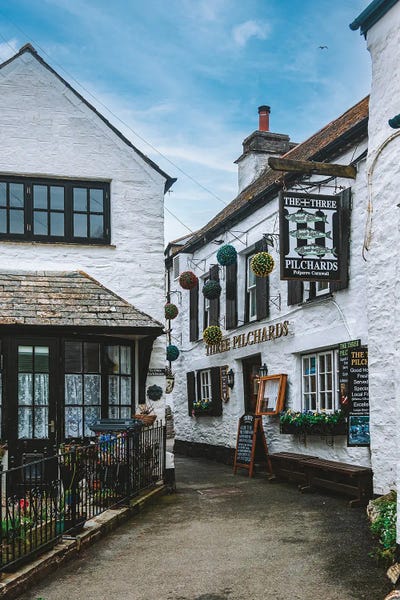 Polperro III by The Urbanteller framed canvas print