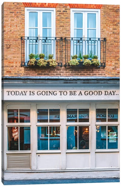 Today Is Going To Be A Good Day Canvas Art Print - The Urbanteller