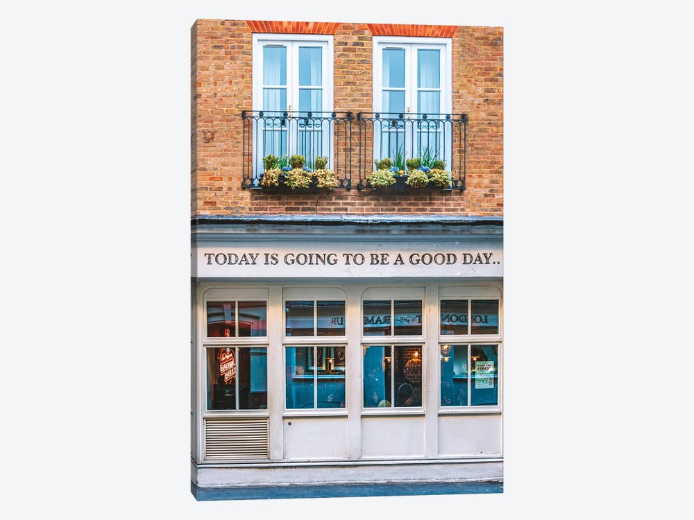 Today Is Going To Be A Good Day by The Urbanteller 1-piece Canvas Art Print