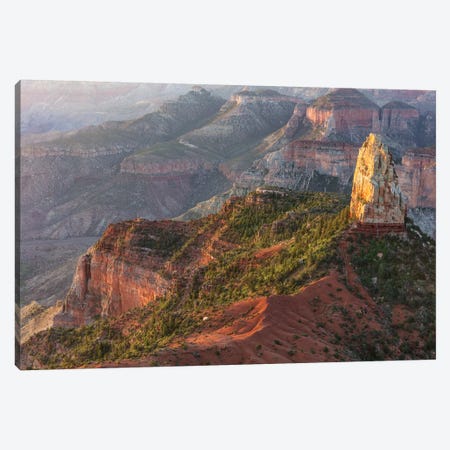 Mt. Hayden From Imperial Point On The North Rim In Grand Canyon National Park, Arizona, Usa Canvas Print #UCK101} by Chuck Haney Canvas Print