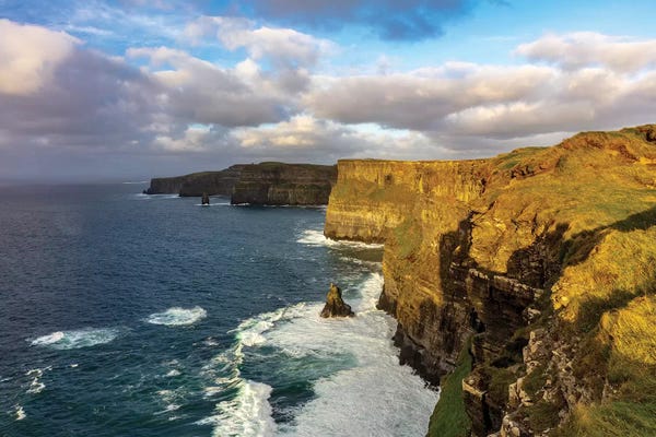 Wonders Of The World: The Cliffs Of Moher In County Clare, Ireland by Chuck Haney