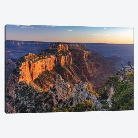 Wotans Throne At Cape Royal On The North Rim In Grand Canyon National Park, Arizona, Usa Canvas Print #UCK112} by Chuck Haney Canvas Art
