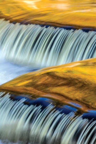 Michigan: Golden Middle Branch of the Ontonagon River, Bond Falls Scenic Site, Michigan USA I by Chuck Haney