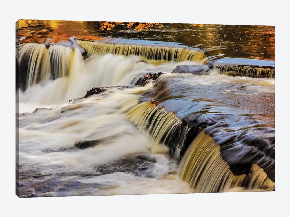The Middle Branch of the Ontonagon River at Bond Falls Scenic Site, Michigan USA by Chuck Haney 1-piece Art Print