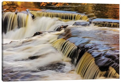 The Middle Branch of the Ontonagon River at Bond Falls Scenic Site, Michigan USA Canvas Art Print - Chuck Haney