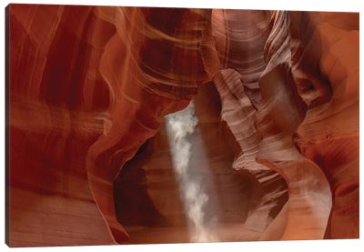 Sunbeam in Upper Antelope Canyon near Page, Arizona, USA Canvas Art Print - Chuck Haney
