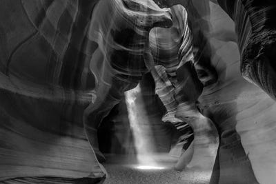 Sunbeam in Upper Antelope Canyon near Page, Arizona, USA by Chuck Haney art print