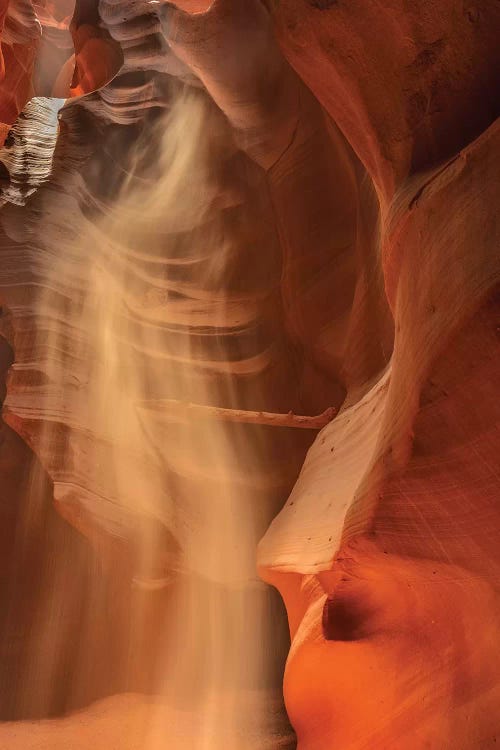 Sunbeam in Upper Antelope Canyon near Page, Arizona, USA