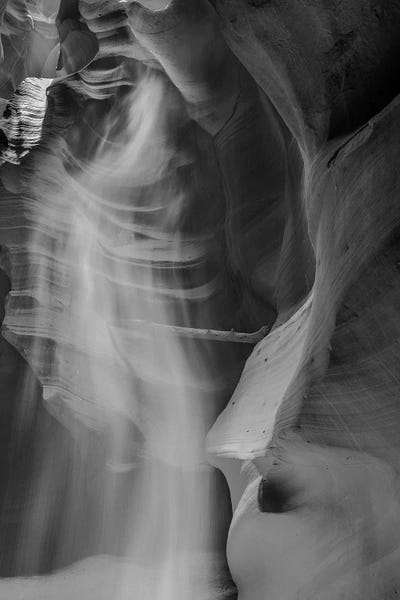 Sunbeam in Upper Antelope Canyon near Page, Arizona, USA by Chuck Haney art print