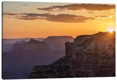 Sunset over Cape Royal in Grand Canyon National Park, Arizona, USA Canvas Art Print - Chuck Haney