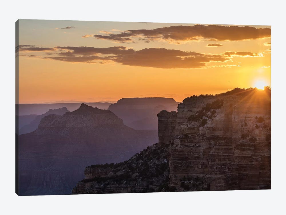 Sunset over Cape Royal in Grand Canyon National Park, Arizona, USA by Chuck Haney 1-piece Art Print