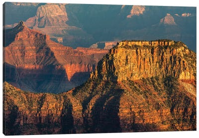 View from Bright Angel Point on the North Rim of Grand Canyon National Park, Arizona, USA Canvas Art Print - Chuck Haney