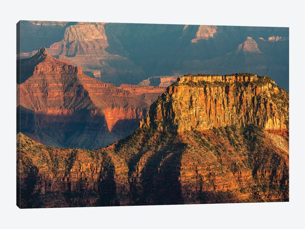 View from Bright Angel Point on the North Rim of Grand Canyon National Park, Arizona, USA by Chuck Haney 1-piece Canvas Art Print