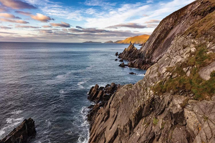 View of the Blasket Islands from Dunmore Head on the Dingle Peninsula, Ireland