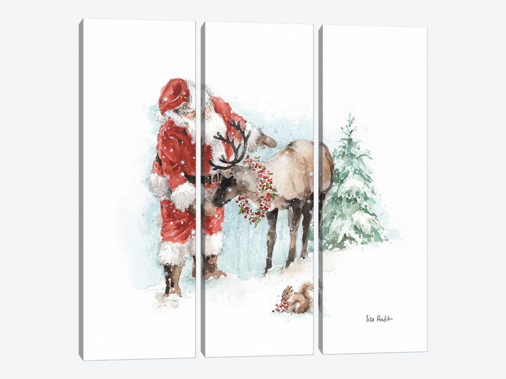 Magical Holidays III by Lisa Audit 3-piece Canvas Wall Art
