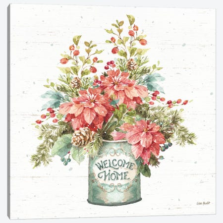 Our Christmas Story Bouquet on Birch Canvas Print #UDI105} by Lisa Audit Canvas Print