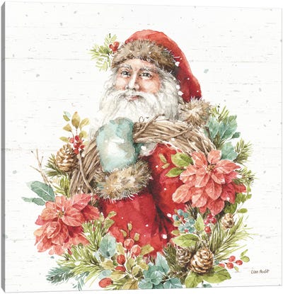 Our Christmas Story III on Birch Canvas Art Print - Christmas Trees & Wreath Art