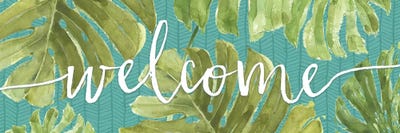 Mixed Greens Welcome by Lisa Audit canvas print