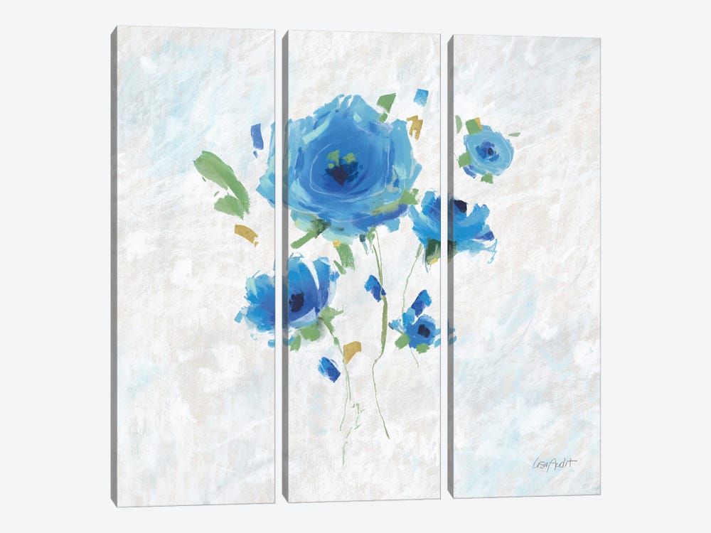 Blueming III by Lisa Audit 3-piece Canvas Print