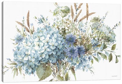 Bohemian Blue IA Canvas Art Print - Hydrangea Art