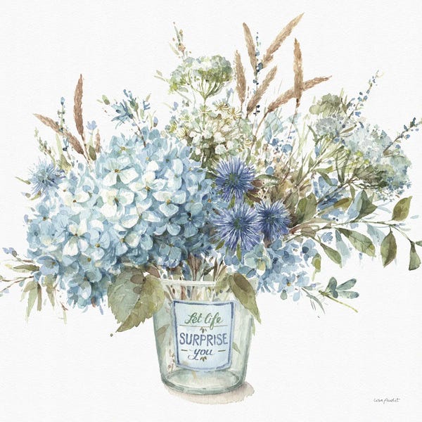 Hydrangeas: Bohemian Blue IIB by Lisa Audit